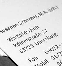 Stationary with address