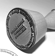 Certification stamp